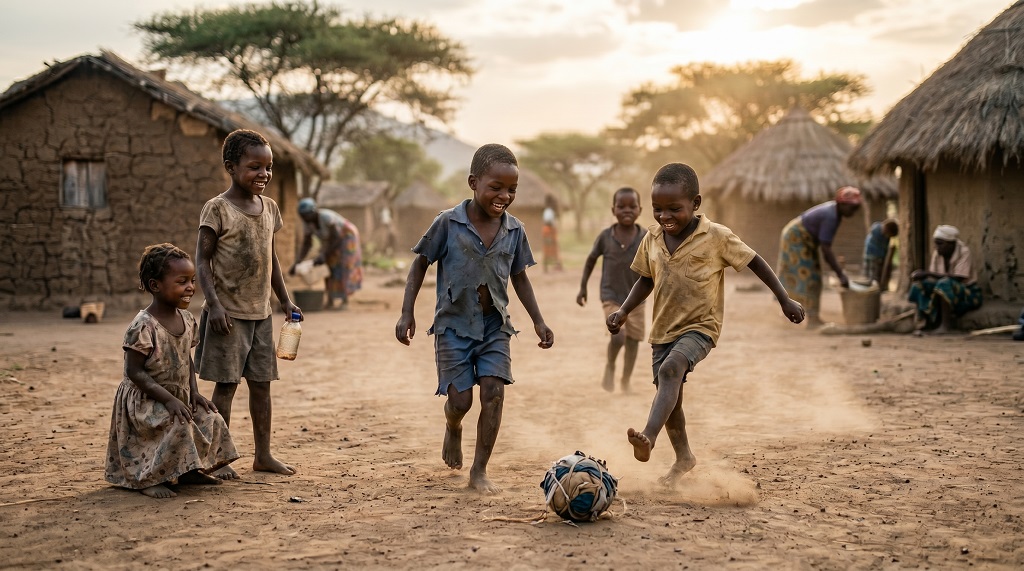 Children in a Care Village setting