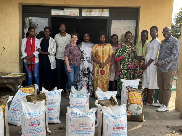 Food distribution and hope for families